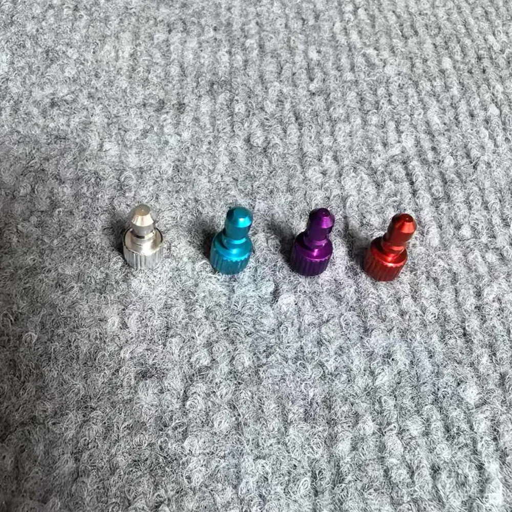 Bouchon de Tube de remplissage de carburant quatre couleurs, 2 pièces, bouchons de ligne de points pour pièces d'avion Nitro essence RC