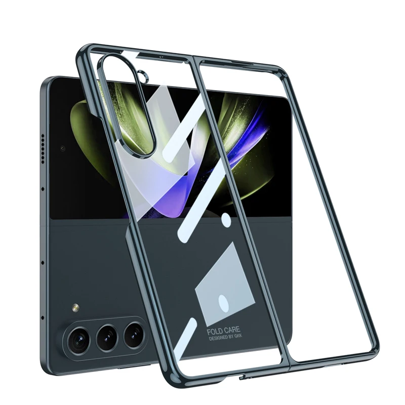 

For Samsung Galaxy Z Fold 5 Case Ultra thin Electroplating Full Protection Anti-Fingerprint Cover for Galaxy Z Fold5 케이스 GKK