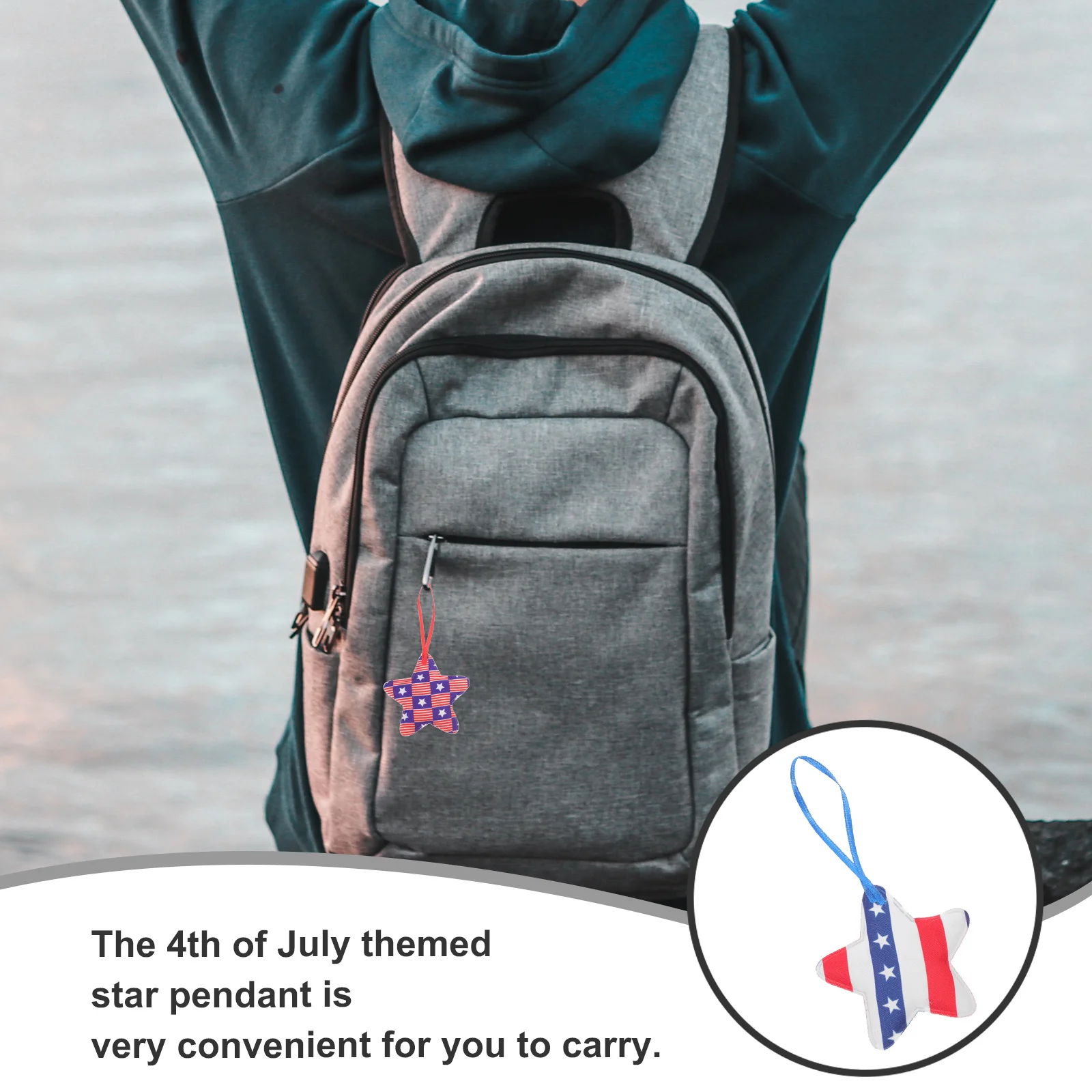 

30Pcs Patriotic Star Ornaments Usa Party Hanging Decor Independence Day Decorations 4th of July Star Hanging Decor