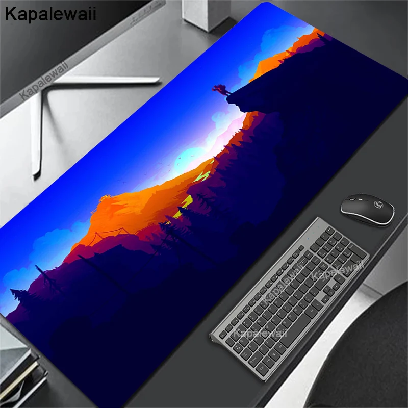

2026 Night Scenery Gaming Mousepad Large Office Keyboard Pads Laptop Soft Carpet XXL Size Mouse Pad Setup Accessories