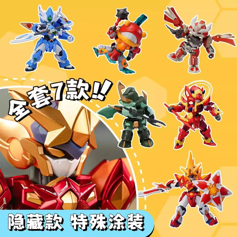 محرك نووي آو بينج معركة تجميع صندوق أعمى أول رصاصة Q نسخة عمل أرقام ألعاب عصرية سطح المكتب الديكور اللعب الهدايا #6