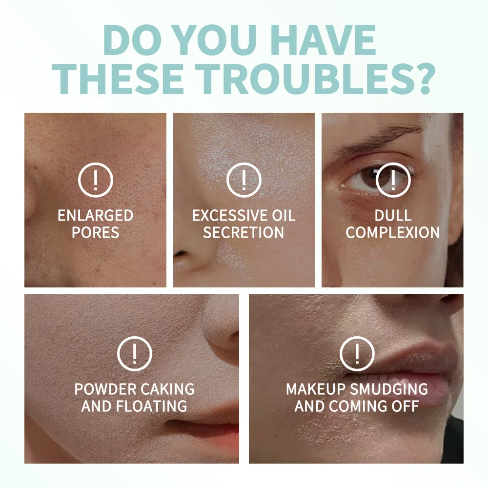 Face Primer Cream Invisible Pore Base Makeup Concealer Isolation Makeup Front Pore Base Oil Control Moisturizing