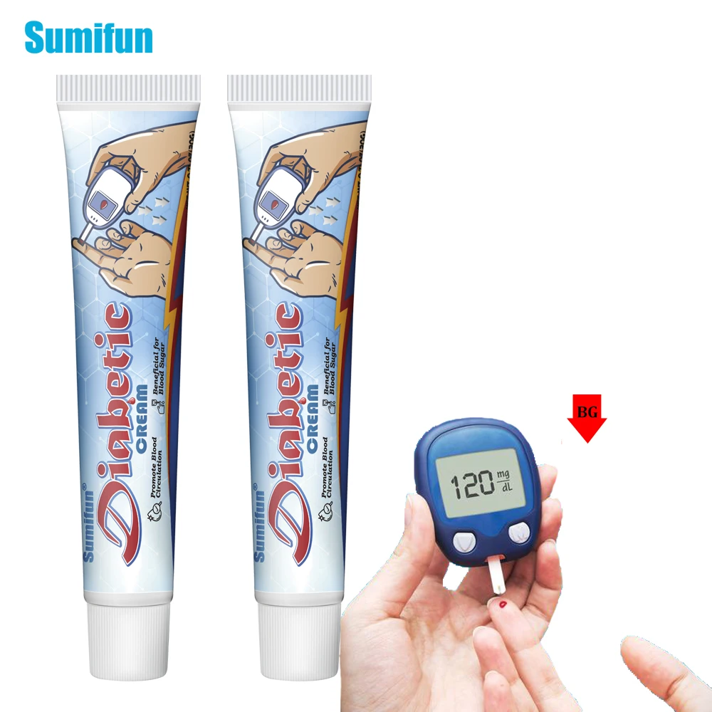 

1Pcs Sumifun Diabetes Treatment Cream Lower Blood Glucose Diabetics Care Ointment Stabilizes Blood Sugar Level Medical Plaster