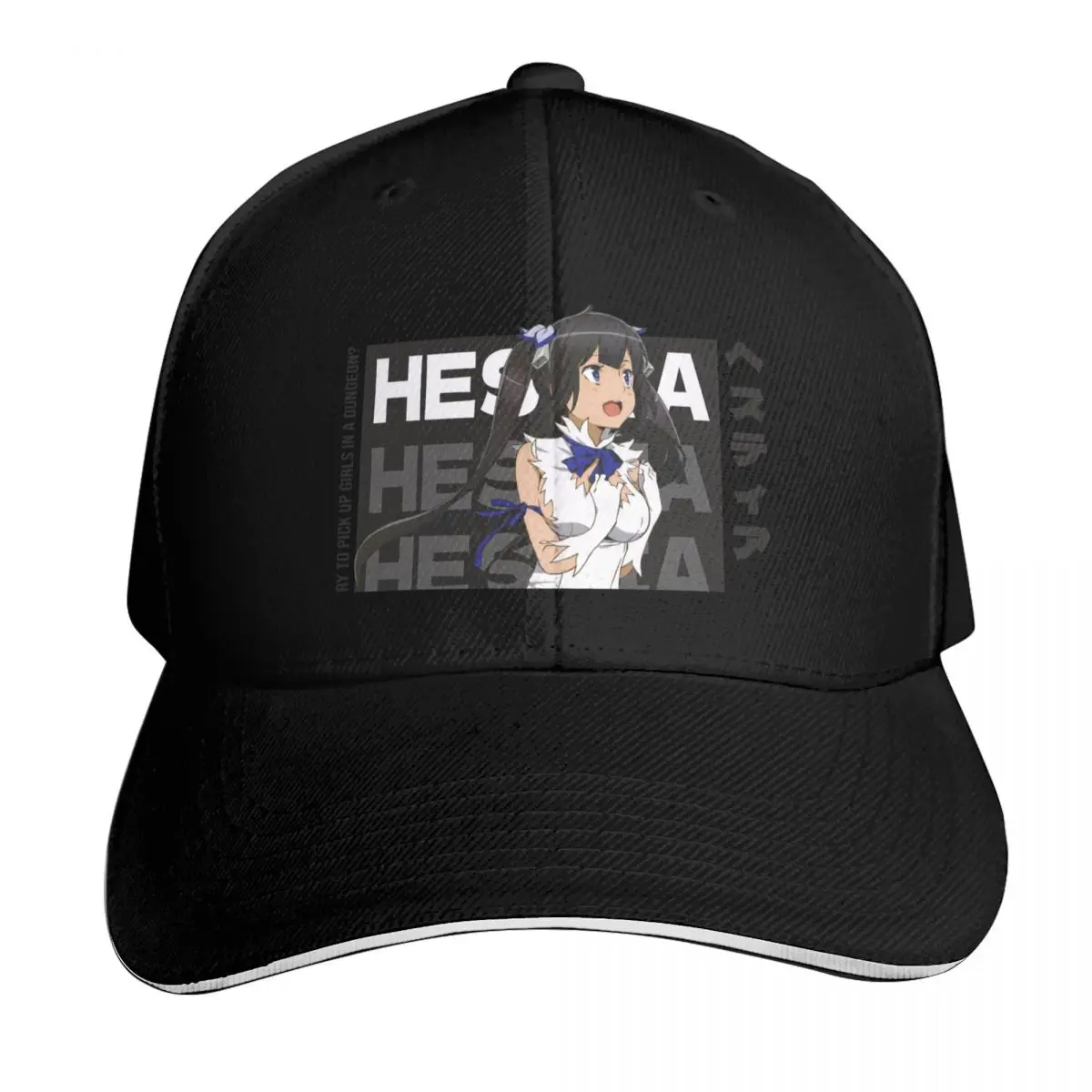 Hestia Is It Wrong to Try to Pick Up Girls in a Dungeon Baseball Cap Men Women Casual Summer Sport Sun Cap