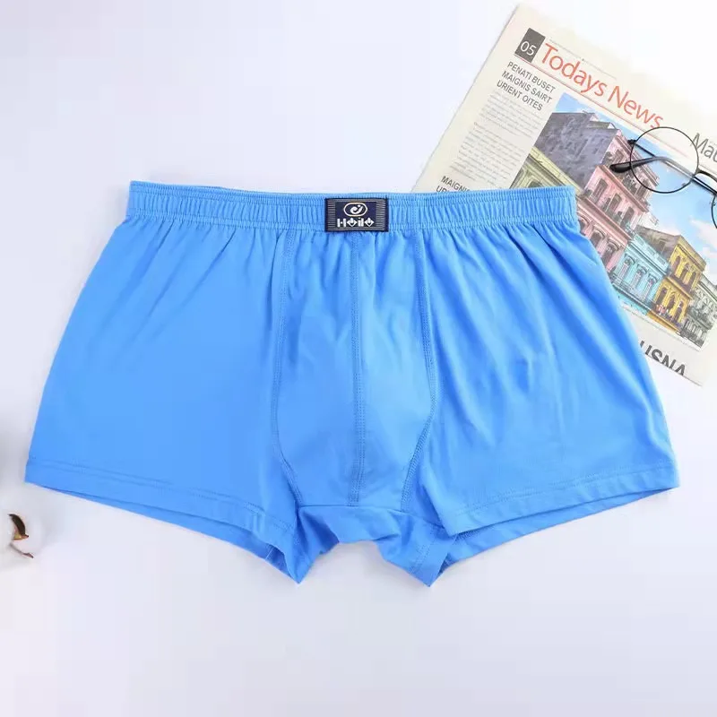 4XL-5XL Plus Size Fat Underwear Cotton Boxer Briefs Underpants For 2-Pack