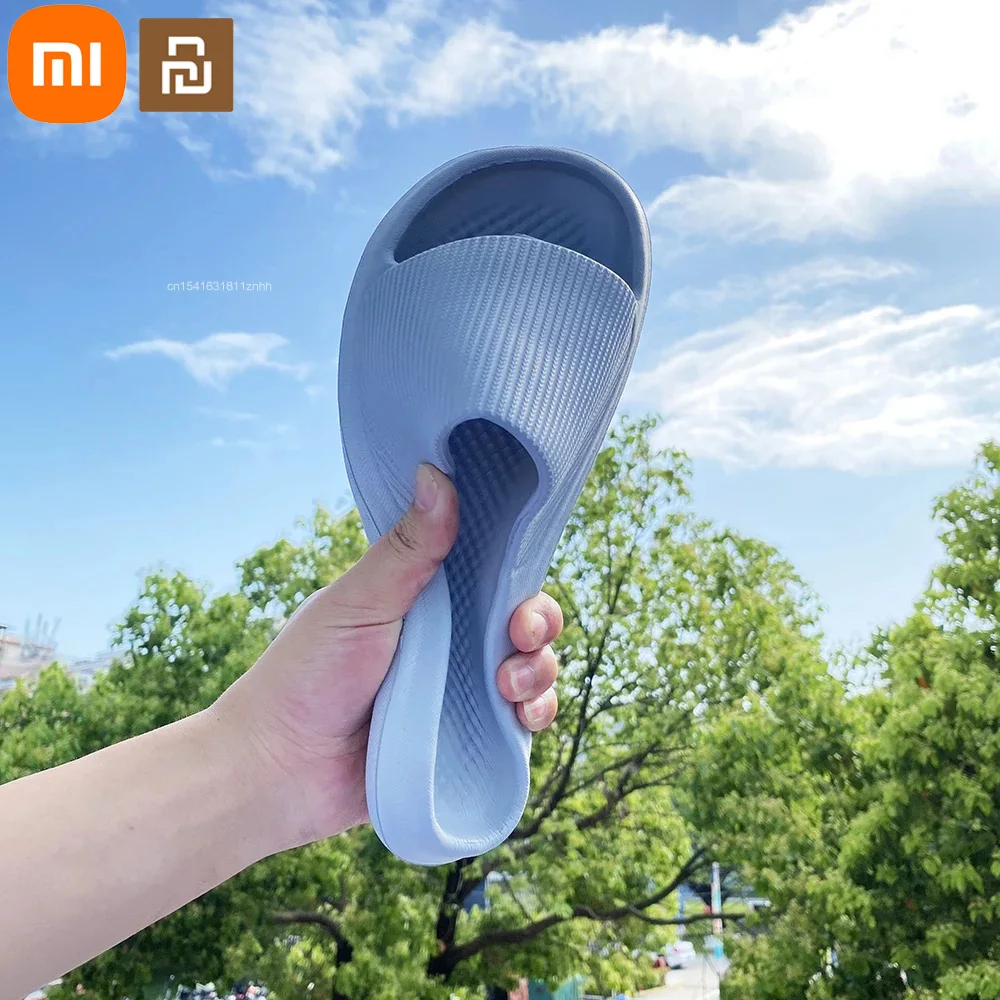 Xiaomi Youpin แฟชั่นบ้านชายรองเท้าแตะลื่นผู้หญิงรองเท้าแตะนุ่ม EVA ในร่มแบบสบายๆรองเท้าแตะห้องน้ำ bath Flip-Flops