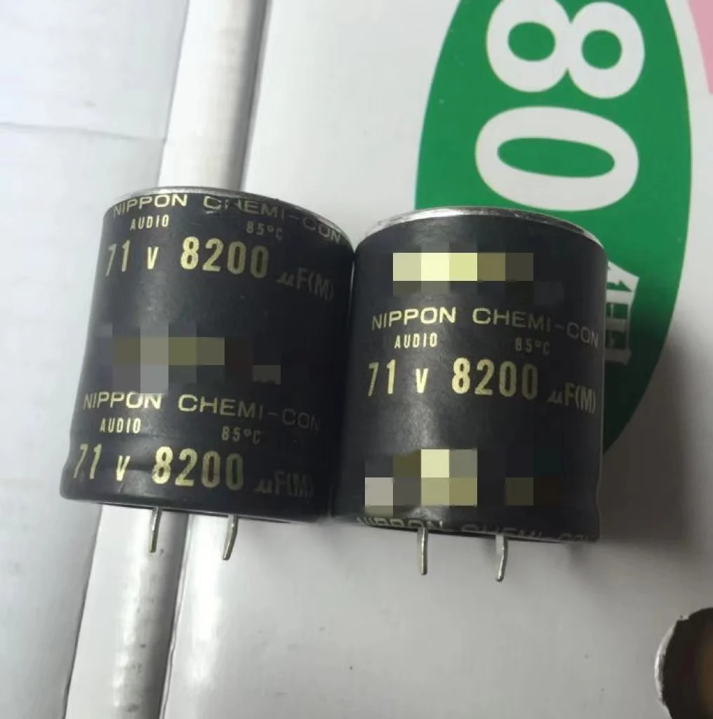 2PCS NIPPON 8200UF 71V 35x40MM NCC 8200UF71V electrolytic Capacitor CHEMI-CON AUDIO 71V8200UF 8200uF/71v