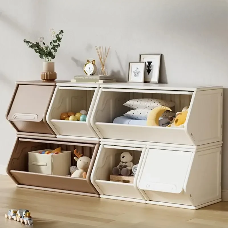 

Sayybaby storage cabinet desktop snack cabinet organizing toy storage rack bedroom bookshelf storage cabinet stackable