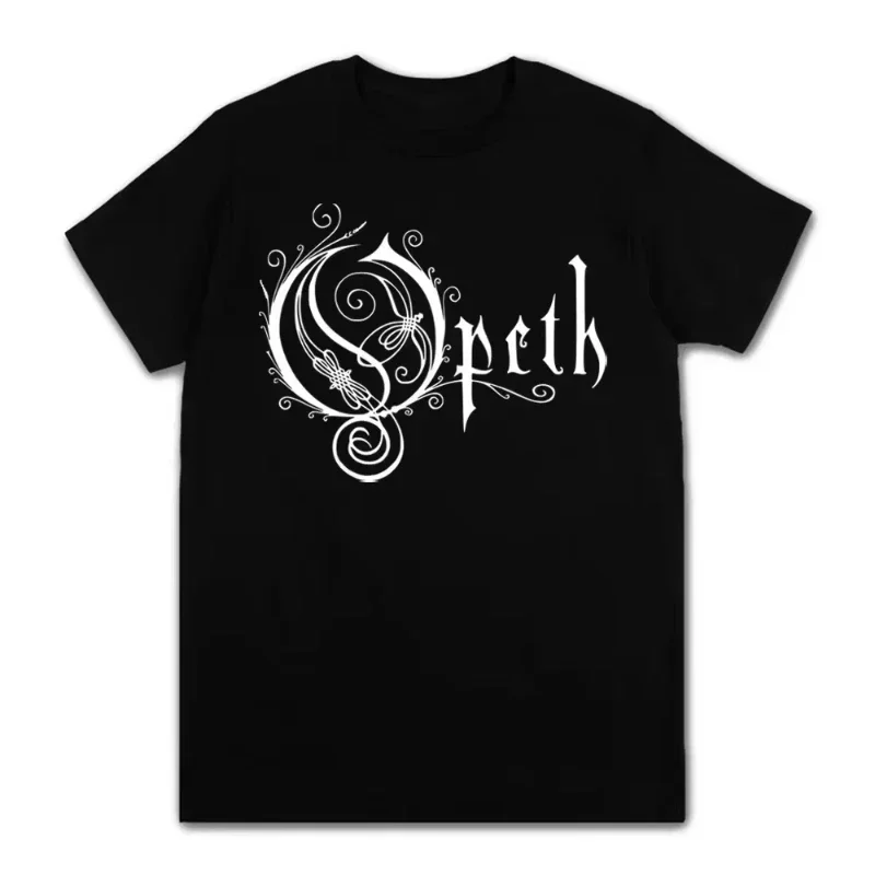 

Vintage Progressive Death Metal Band Printed T-shirt for Men and Women Fashion Opeth Band Short-Sleeved Tees Cotton Streetwear