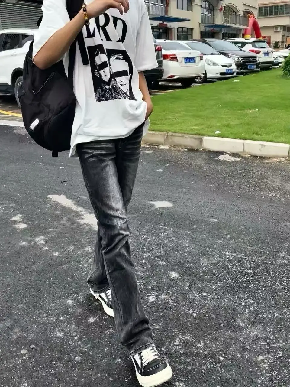 

Slim Fit Vintage Waed American High Street 57 Denim Jeans Men's Long Pants Straight Tube Jeans Youth Teenager Faion