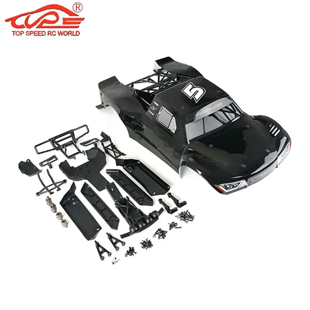 Car Body Shell Conversion with Roll Cage Kit for 1/5 Scale Rc Car Gas Hpi Rofun Rovan KM Baja 5B Modified Upgrade LT Truck Parts