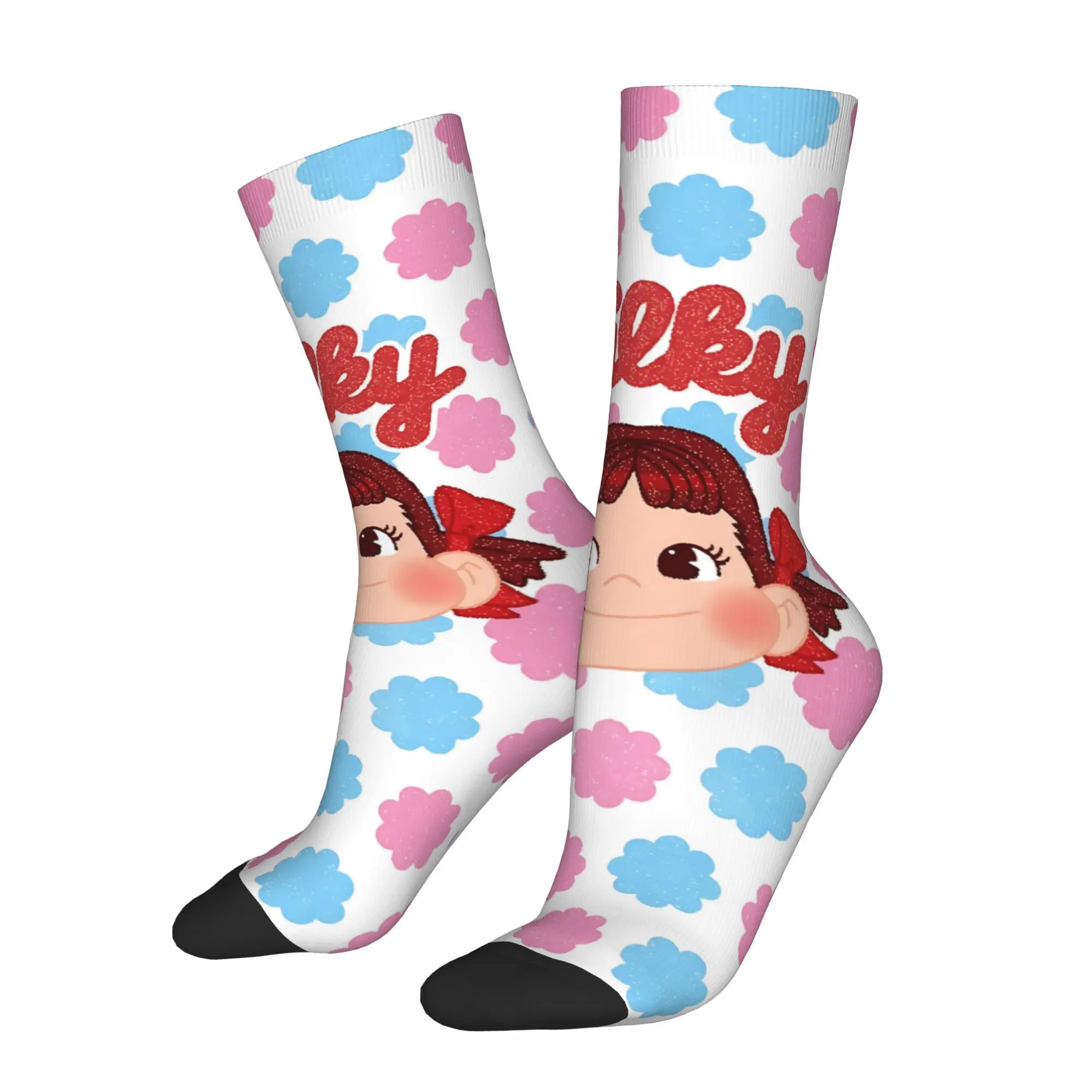 

Молочные конфеты Fujiya Молочный носок с принтом для мужчин из полиэстера