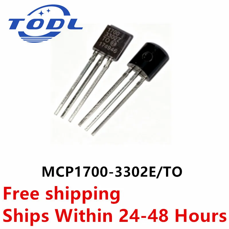 (10piece)100% New MCP1700 1700-3302E MCP1700-3302E 1700 3302E MCP1700-3302E/TO TO-92 Chipset