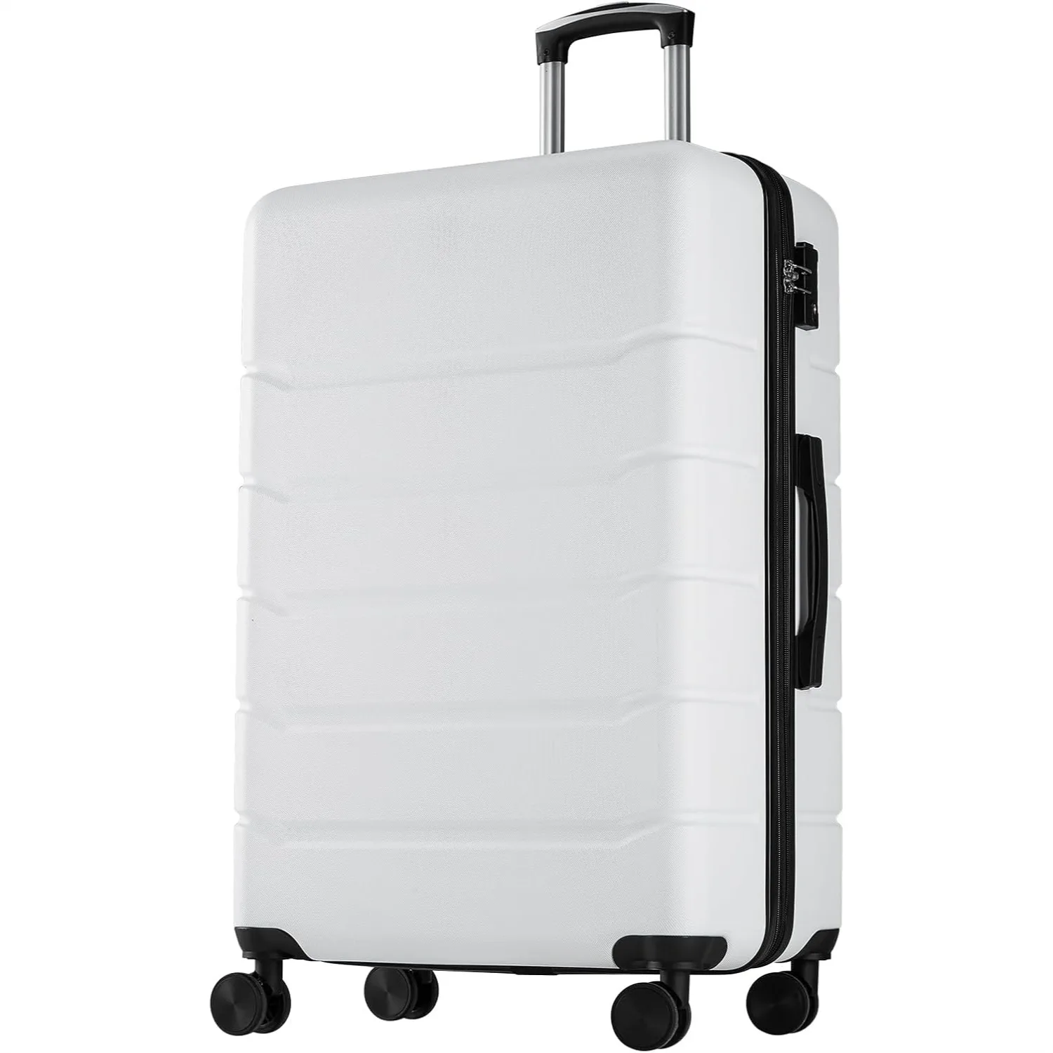 

28 Inch Carry on Luggage, Hard Shell ABS Suitcase with Double Spinner Wheels, Expandable Rolling Suitcase with TSA Lock,