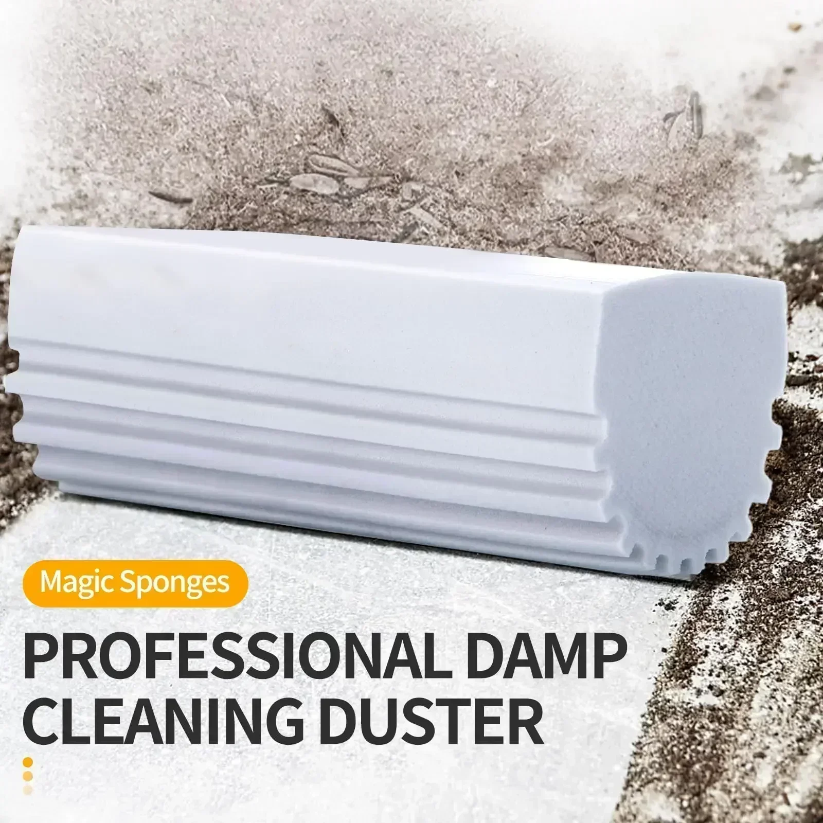 Magical Dust Cleaning Sponges PVA Sponge Damp Clean Duster Sponge for Blinds, Glass,Baseboards,Radiators,Window Track Grooves