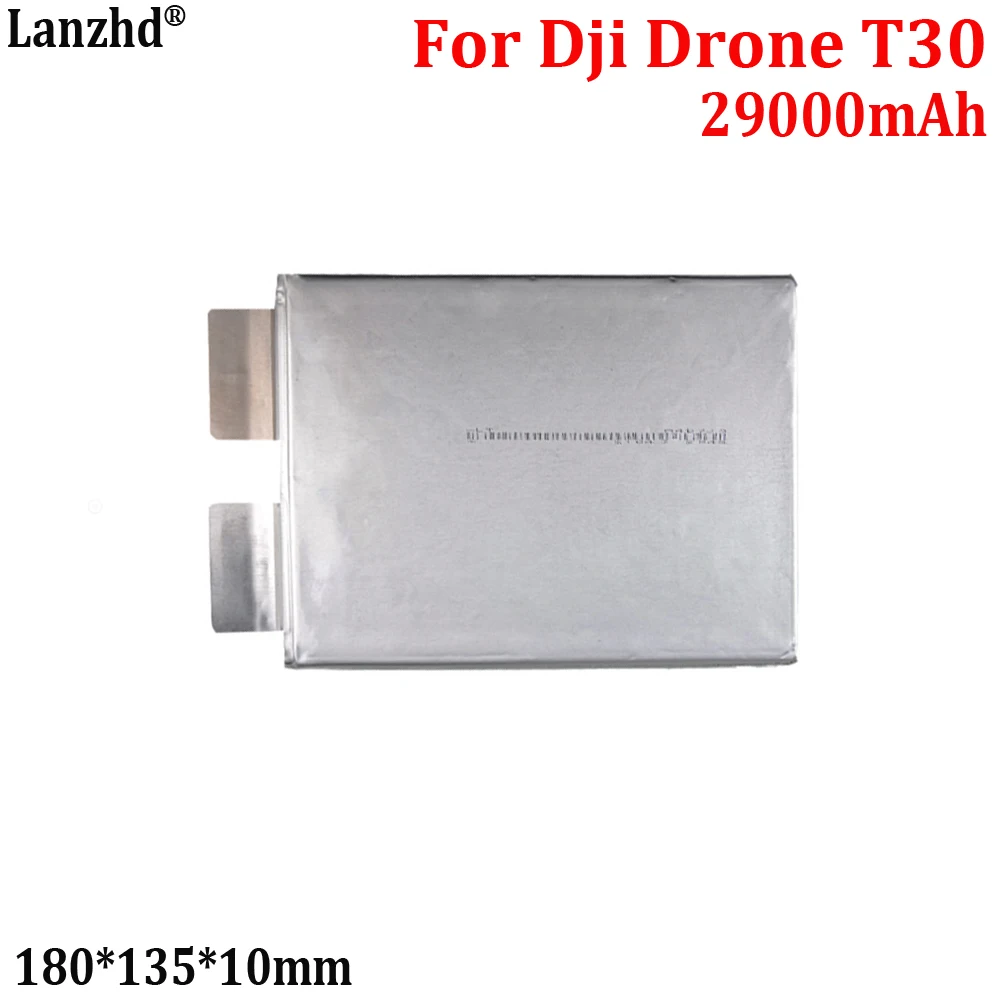 3.7V high rate rechargeable battery For Dji Agricultural drone T30 battery repair or replacement cell 29000mAh 180*135*10mm