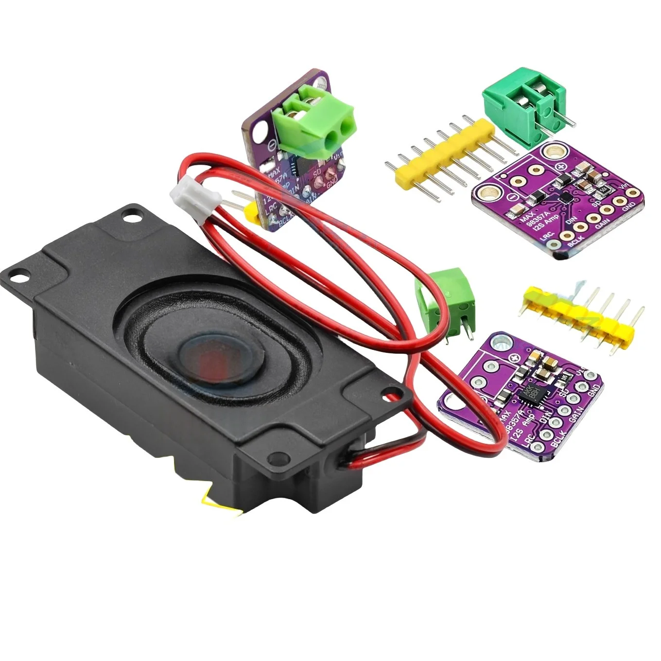 MAX98357 I2S Audio Amplifier Module No Filter D Class Amplification Supports ESP32 Raspberry Pi