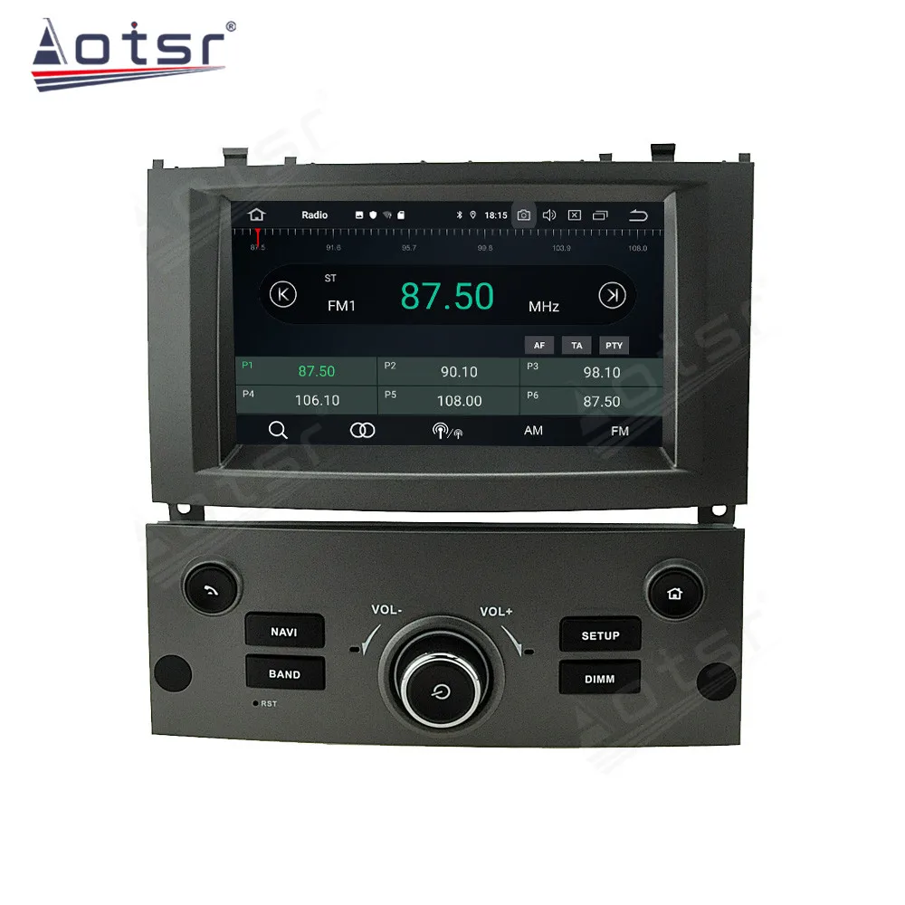 Android 14 CarPlay for Peugeot 407 2004-2010, GPS Satnav car stereo unit navigation with DSP,Car Head Unit 2025 New