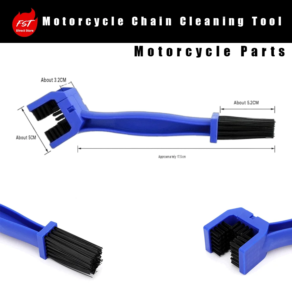 Motorcycle Chain Cleaner, O‑Ring Chain Brush, Riding Chain Cleaning Tool