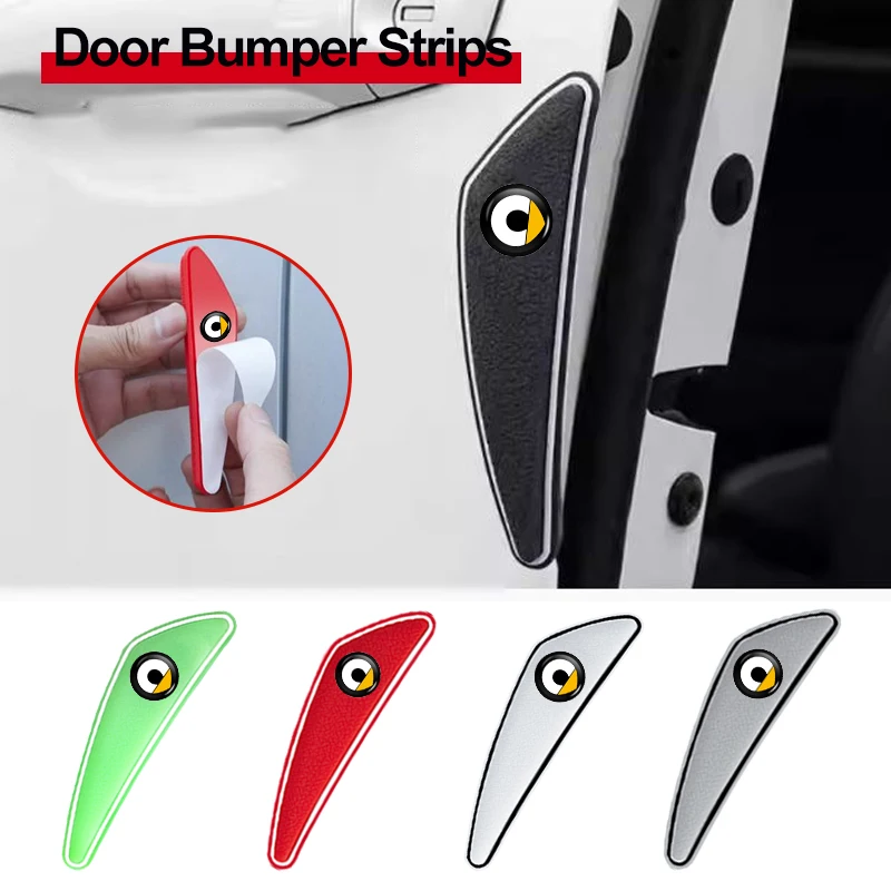 Tiras de parachoques de puerta de coche, protección anticolisión, pegatinas de goma, accesorios de coche para Smart Fortwo 451 450 Forfour EQ Cabrio