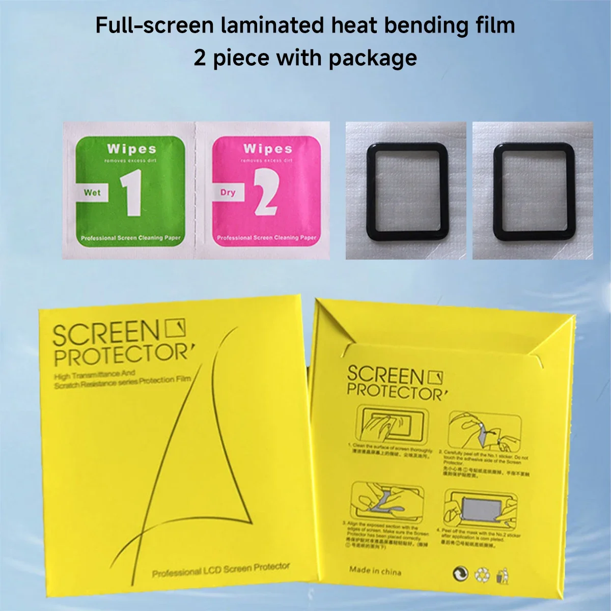 Screen Protector for Huawei Watch Fit 3 2 1 Curved Screen Protector for Huawei Watch Fit3 Ultra-HD Full Coverage Protective Film