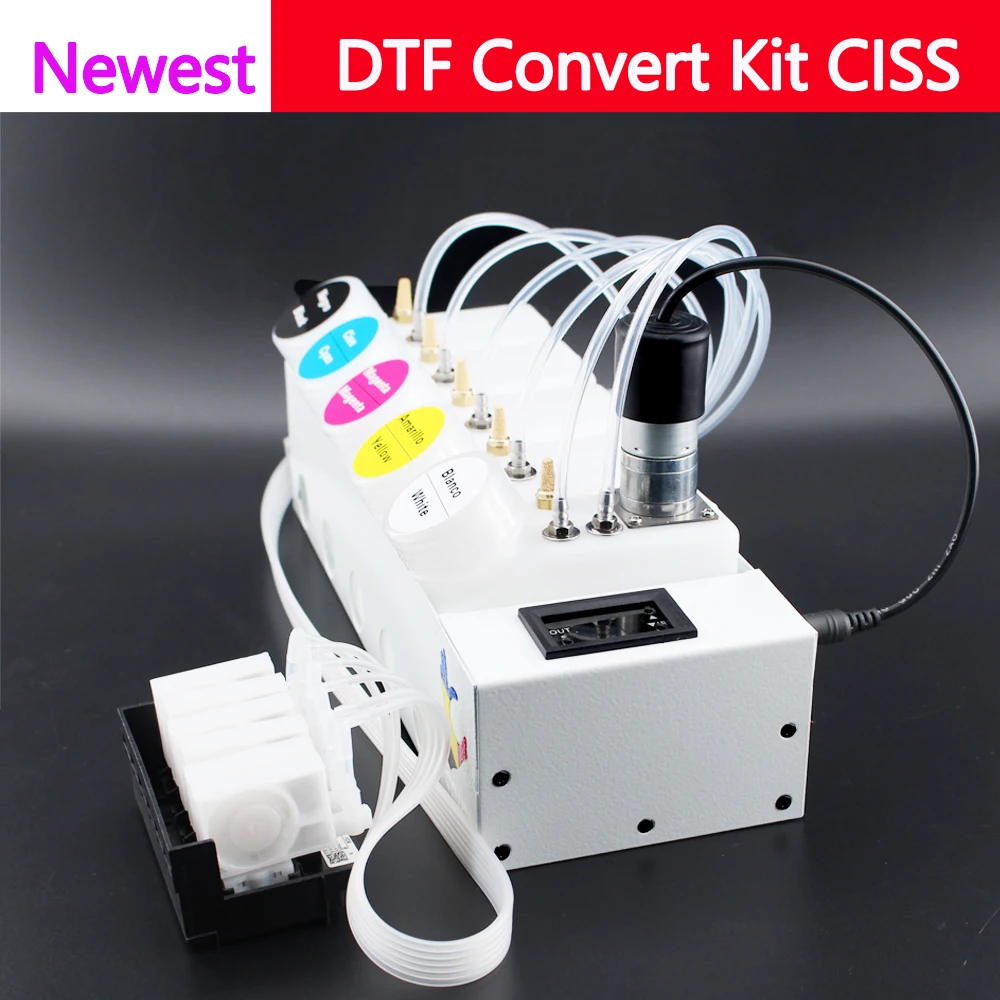 XP15000 DTF Convert Kit Ink System for Epson XP-15000 White Ink Tank With Printhead Manifold Adaptor Ink Damper XP 15000 CISS