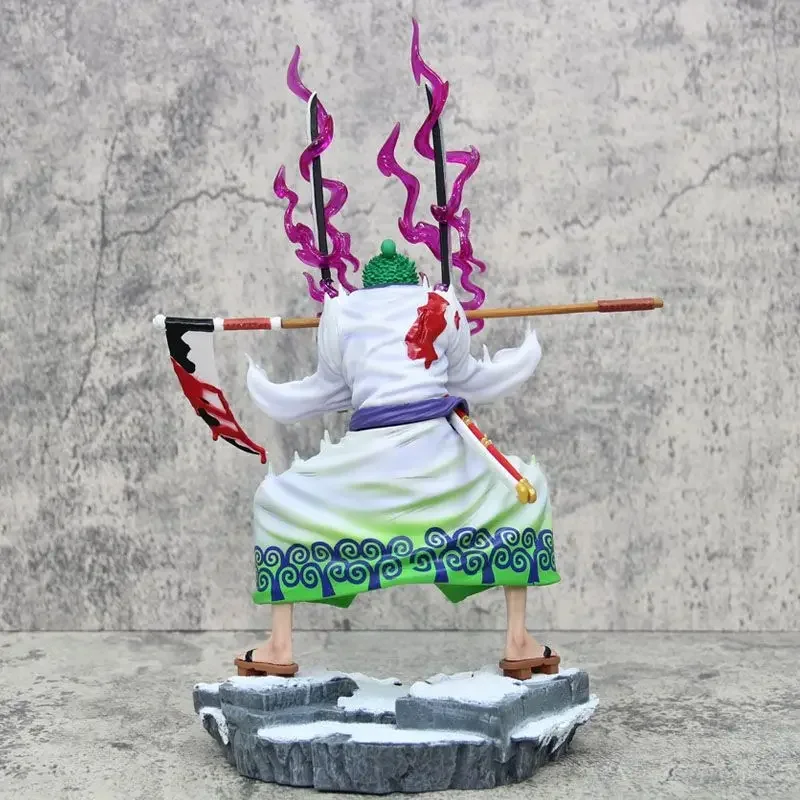 Figuras de acción de One Piece Gk Roronoa Zoro, modelos de Pvc, juguetes de cumpleaños, adorno de colección, fantasma, Inferno, Chopper, Anime, 31cm