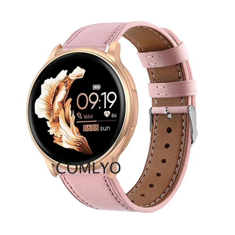 For Melanda G35 Strap Leather Soft Bracelet SMART WATCH Women men Band Screen protector film