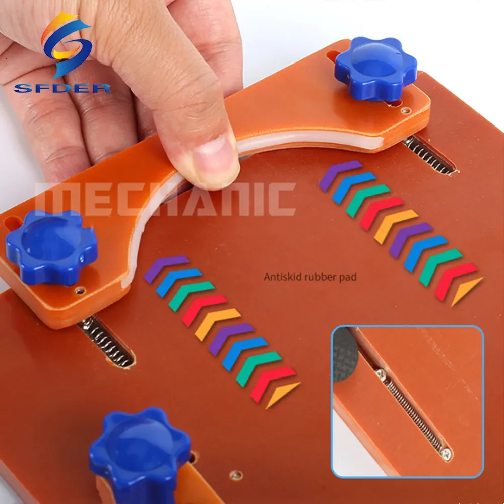 Mechanic Phone Rear Glass Removal Fixture Adjustable Spring Holder for Phone Back Cover Repair Clamp