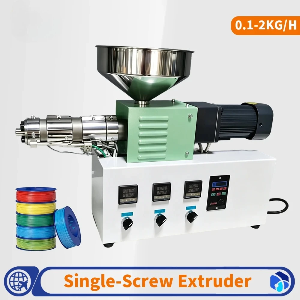 SJ25 Small Desktop Extruder Machine Mouth Mold Extruder 3D Printing Wire Extruder Micro Wire Drawing Pipe Profile