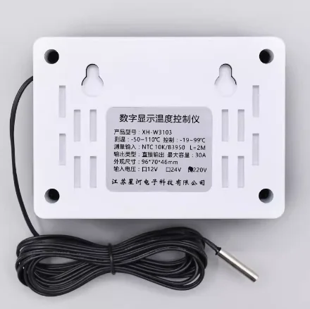 Digital Temperature Controller 220V Max 5000W Digital Thermostat 30A -19 to 99℃ Temperature Controller Switch LCD XH-W3103