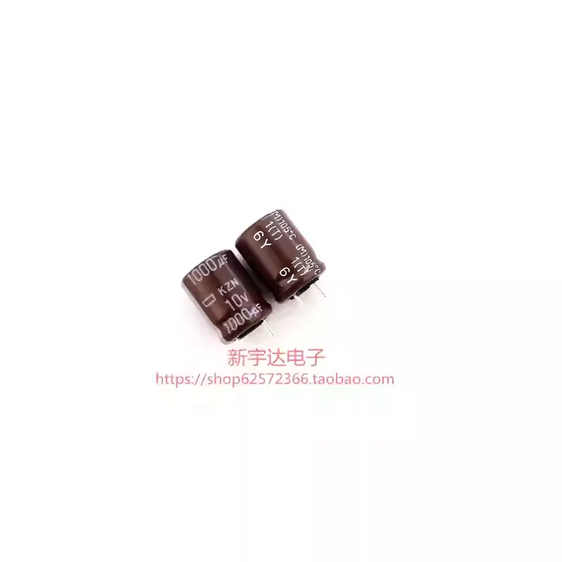 

10-100 шт. 10V1000UF 10X12.5 Black Diamond KZN Высокочастотный низкоимпедансный электролитический конденсатор 1000UF10V Оригинальный