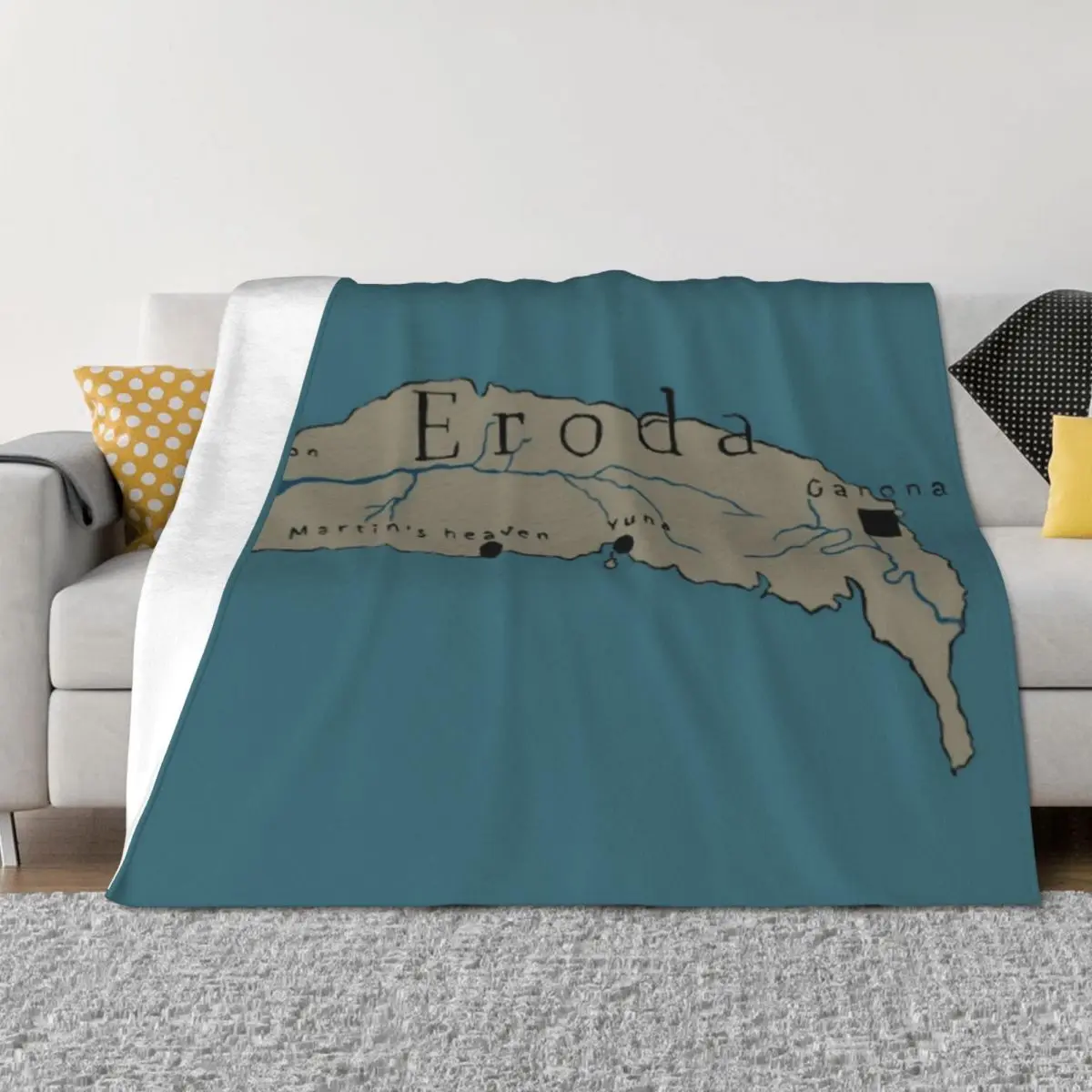 

Eroda Island Throw Blanket Plaid Tourist Giant Sofa Blankets
