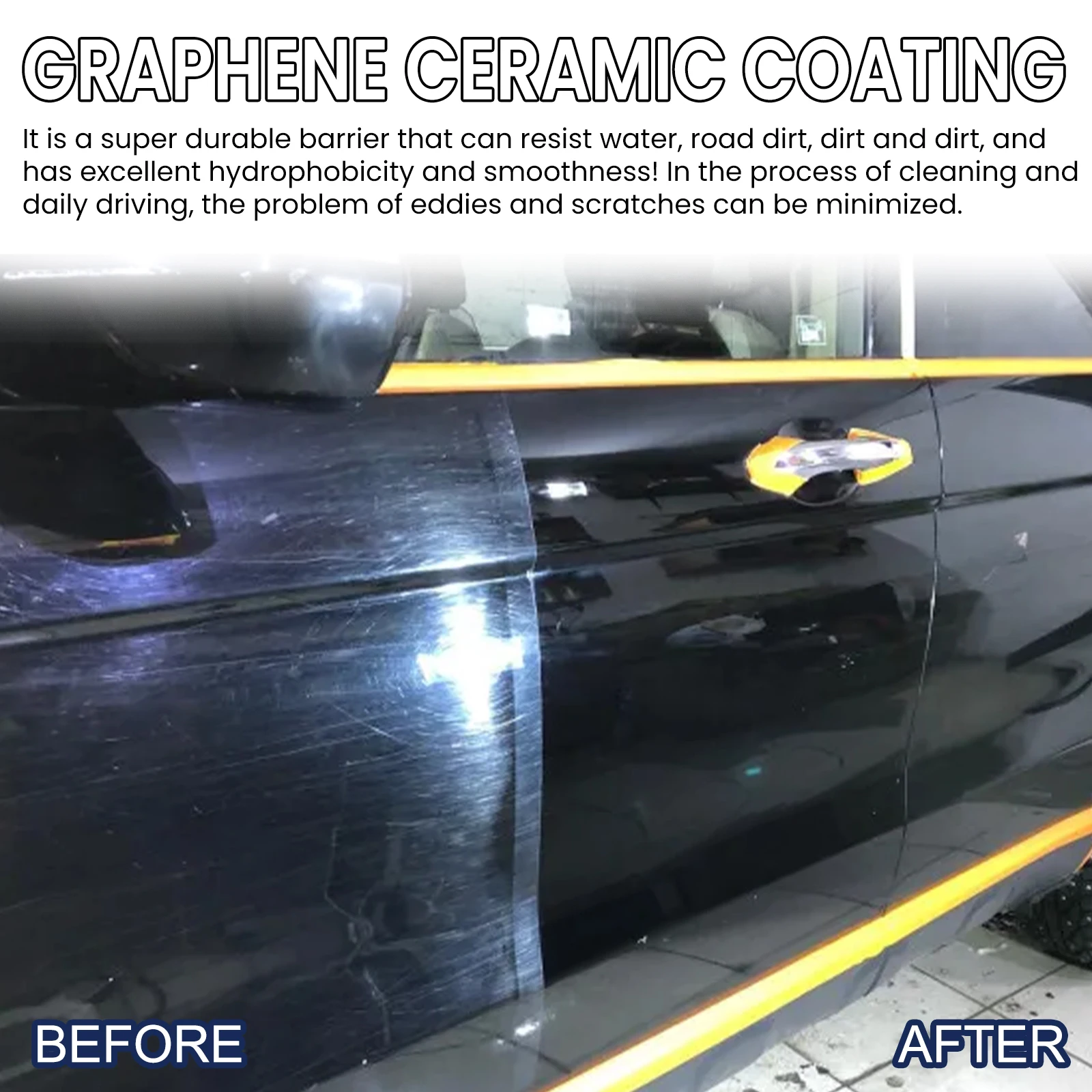 1-5x Nano Ceramic Coating Graphene Advanced Technology Super Hydrophobic Maintenance Liquid UV Glow Hydrophobic Paint Protection image 6