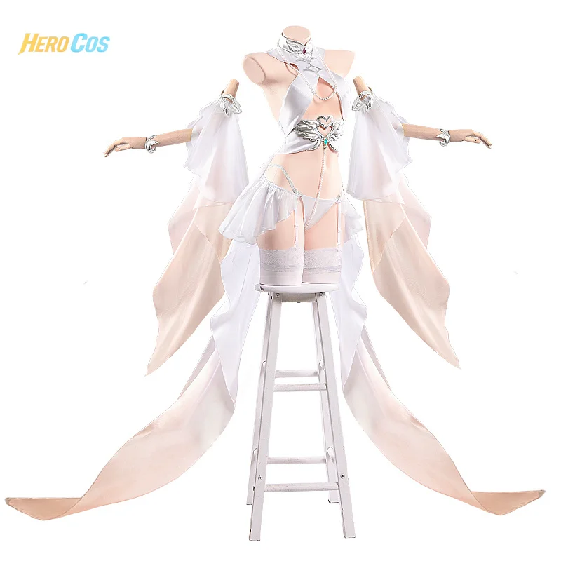 Azur Lane USS Pearl Cosplay Costume Role Play Women Girls Sexy Elegant Halloween Party Dress Suit Full Set HERO Cos view 6