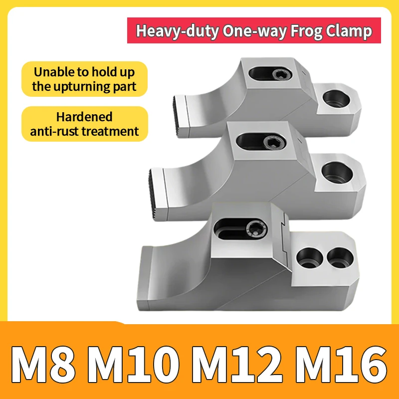 

CNC Side Fixture Clamp Precision Fixed Clamping Vice Frog Clamps Flat End Bench Vice Workholding Fixturing for Manufacturing