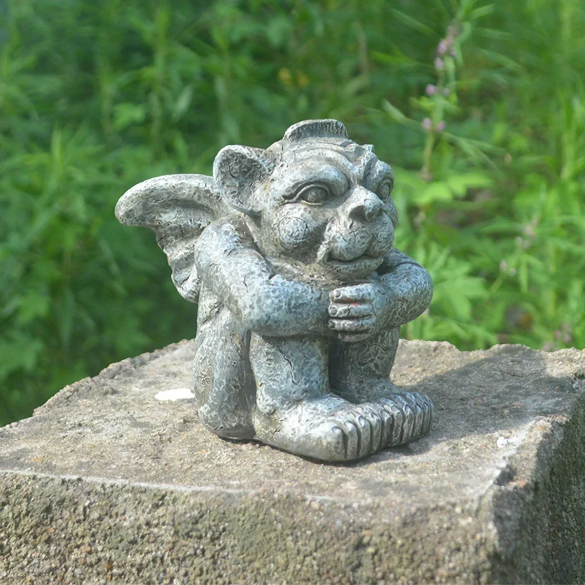 Gargoyle Statue,Emmett The Gargoyle Gothic Decor Statue,Home and Garden Statues Resin Figures