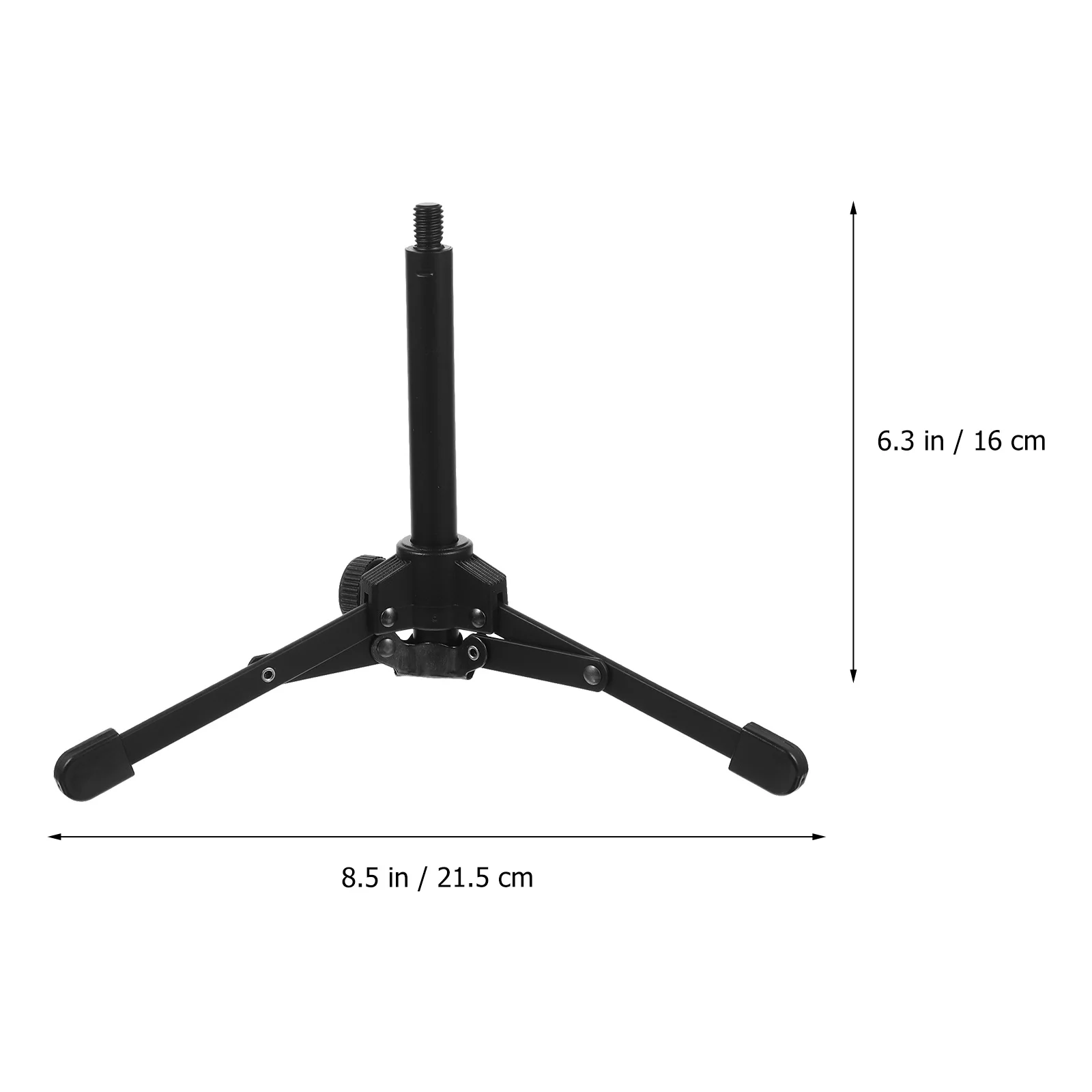 

Foldable Desktop Microphone Stand Tripod Adjustable Table Mic Holder for Conference Recording Live Broadcast Speech