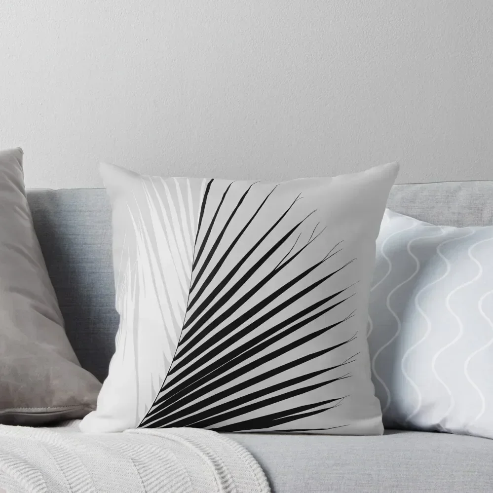 

Minimal Yin Yang Palm Leaf #2 #tropical #decor #art Throw Pillow Sofa Covers Christmas Throw Pillows Covers pillow