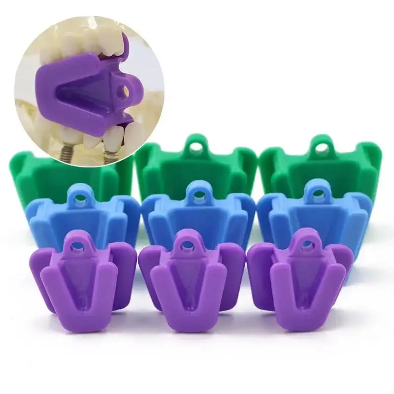 3pcs/set Dental Occlusal Pad Rubber Bite Opener Blocks Mouth Prop Cheek Retractors Small Supplies Dentistry Tools