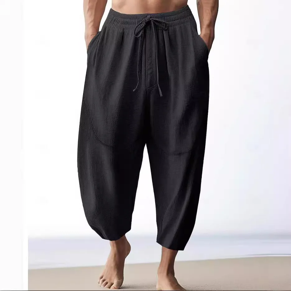 Casual men's tethered trousers