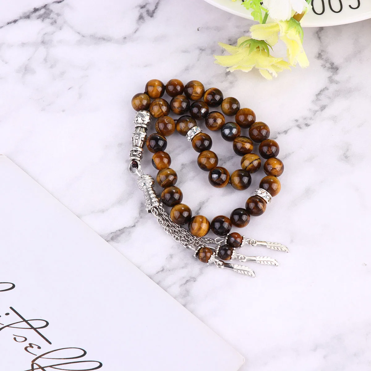 

Bracelet Round Small Women Wrist Chain Beads Women Wrist Chain Muslim Natural Stone Bracelet Fashion Gift Idea