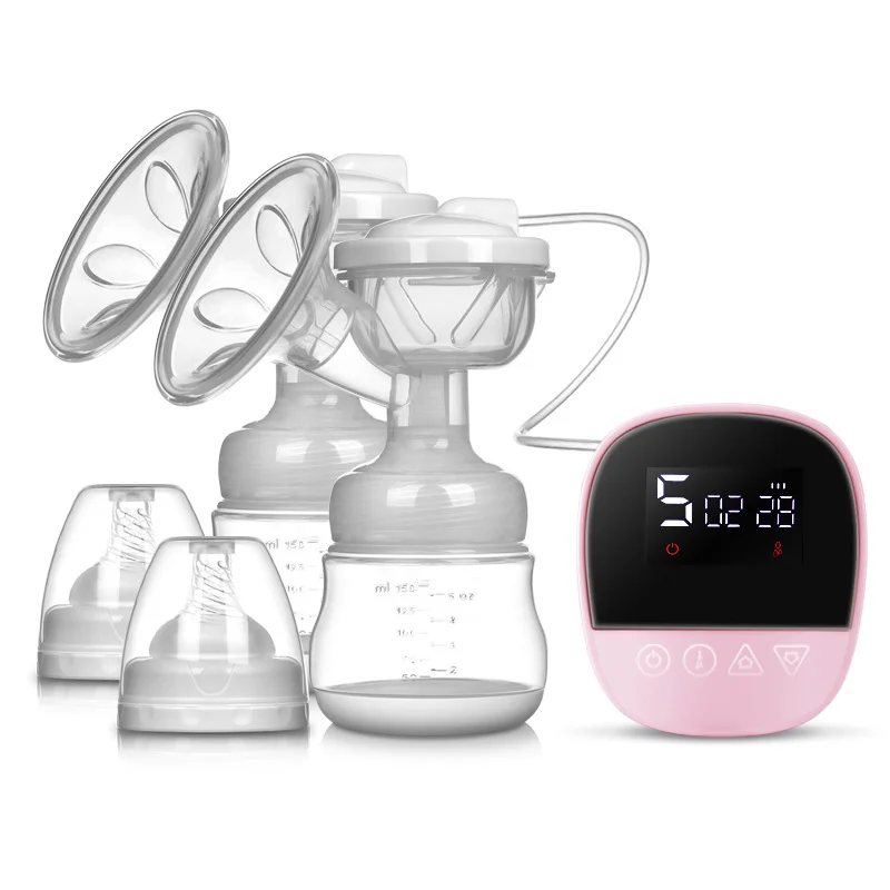 

Food Grade Electric Breast Pump Potable Double Electric Breast Pump Portable Natural 3D Breastfeeding Pumps OEM Breast Pump NEW