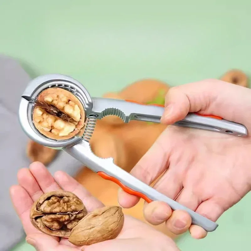 Home Nutcracker Walnut Nut Opener, Easy Manual Labor Saving Tool, Multi-Functional Kitchen Gadget for All Nuts & Snack Prep
