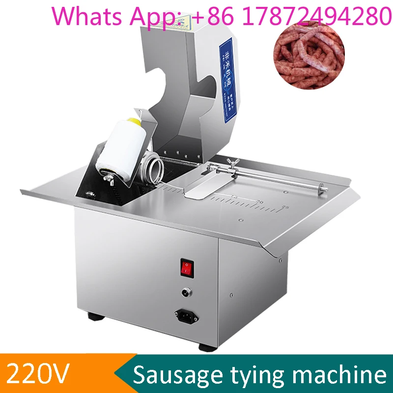 Stainless Steel Sausage Twisting Device, Electric Binding Machine Hand Pedal Dual Operationnker Device