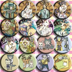 Anime BEASTARS Legoshi Louis Haru Juno Jack Hal Gohin Pin Badge Cosplay Cartoon Garniture Itabag Bedge Button Brooch DADGE Gift