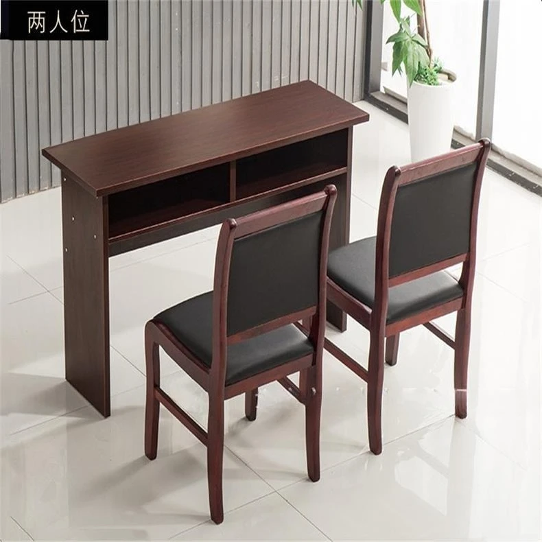 Double Conference Table Strip Desk Conference Long Table Three-person Training  Conference