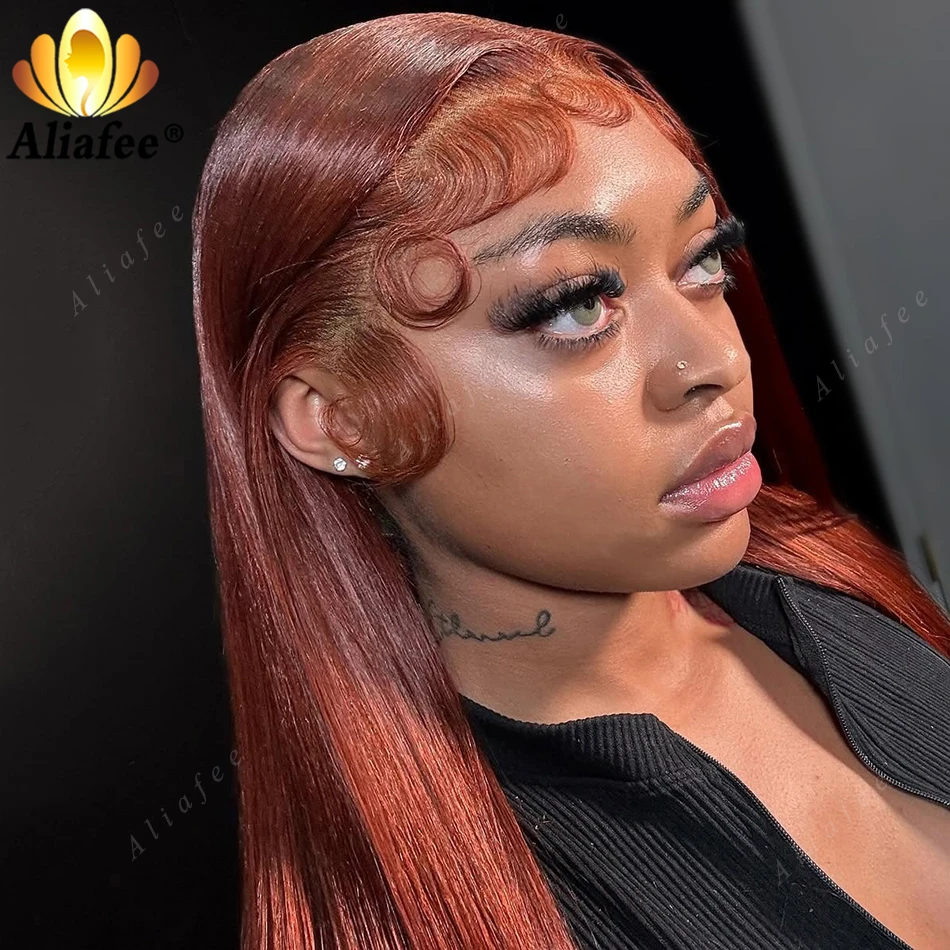 

Dirty Orange Hd 13x6 200% Парики из натуральных волос на шнуровке 5x5 Парики с закрытием шнурка Обжаренный оранжевый Предварительно выщипанные парики 13x4 на фронтальной части шнурка 12А Класс