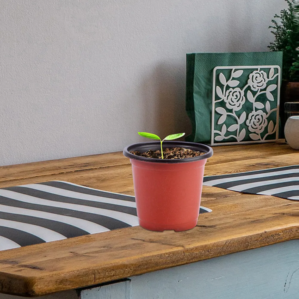 

120Pcs Plastic Flower Pots for Plants Small Nursery Pots with Drainage Excellent Toughness PP Material Planter for Garden