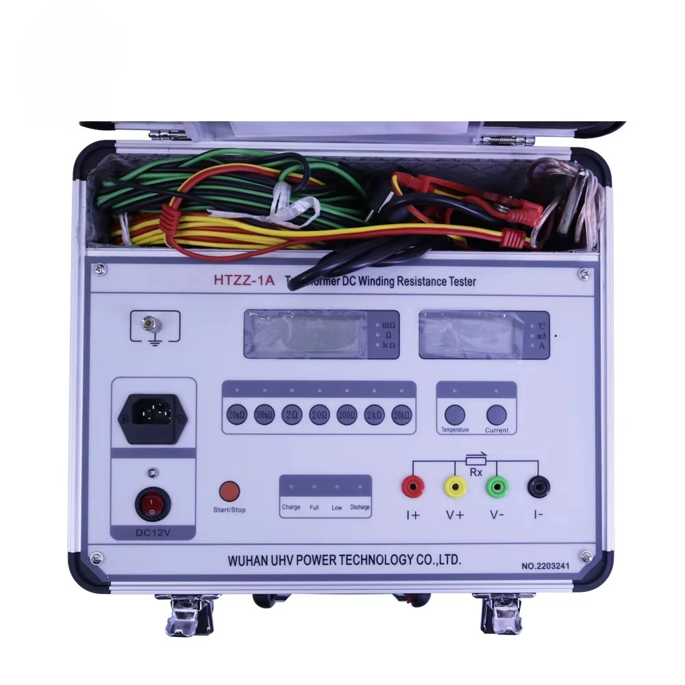 

HTZZ-1A DC Resistance Tester DC Winding Coil Resistance Tester Range 1uohm~ 2Kohm